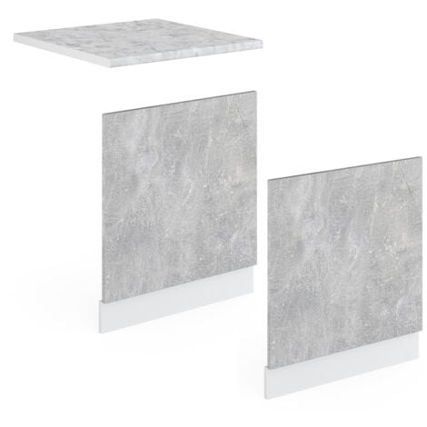 Façade R-Line, Béton, 60 cm sans plan de travail, Vicco