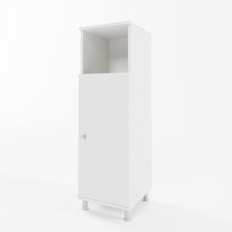 Meuble de rangement de salle de bain Fynn, Blanc, 30 x 95 cm, Vicco