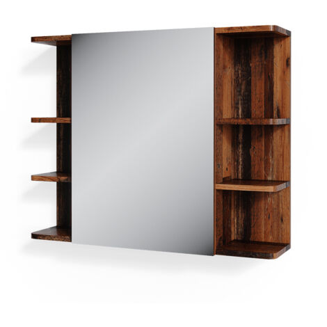 Armoire de toilette Fynn, Bois antique, 79.6 x 64 cm, Vicco (1/5)