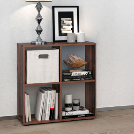 Meuble de rangement cube Tetra, Bois antique, 72.6 x 72 cm, Vicco (1/5)