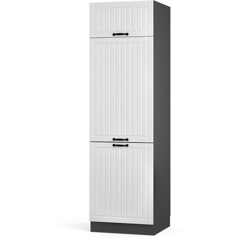 Armoire pour frigo Fame-Line, Blanc campagne, 60 cm, Vicco (1/5)