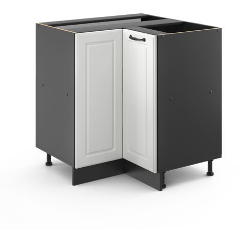Meuble d'angle R-Line, Blanc campagne, 75.6 cm sans plan de travail, Vicco (1/5)