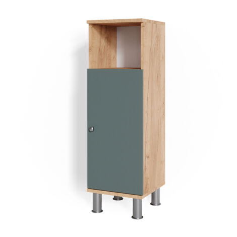 Meuble de rangement de salle de bain Fynn, Vert, 30 x 95 cm, Vicco