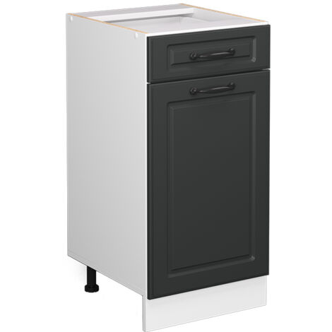 Meuble cuisine R-Line, Anthracite campagne, 40 cm sans plan de travail, Vicco