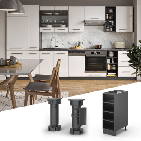 Étagère de cuisine Fame-Line, Anthracite, 30cm sans PT, Vicco