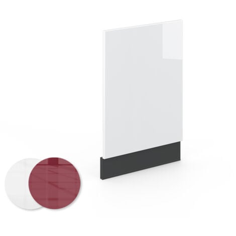 Façade Fame-Line, Blanc Haute brillance, 45 cm sans plan de travail, Vicco