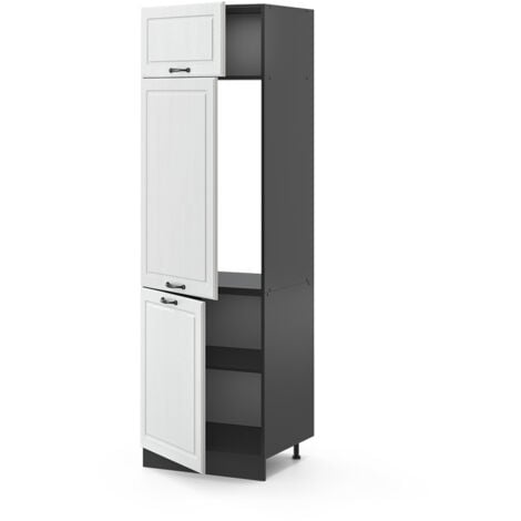 Armoire pour frigo R-Line, Blanc campagne, 60 cm, Vicco