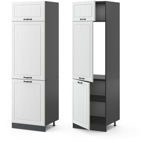 Armoire pour frigo R-Line, Blanc campagne, 60 cm, Vicco