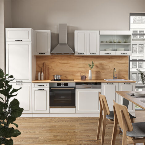 Cuisine Intégrée Vicco R-LINE 300 Cm – Bordeaux/Anthracite – Bloc Cuisine Complet