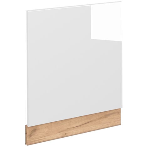 Façade Fame-Line, Blanc Haute brillance, 60 cm sans plan de travail, Vicco