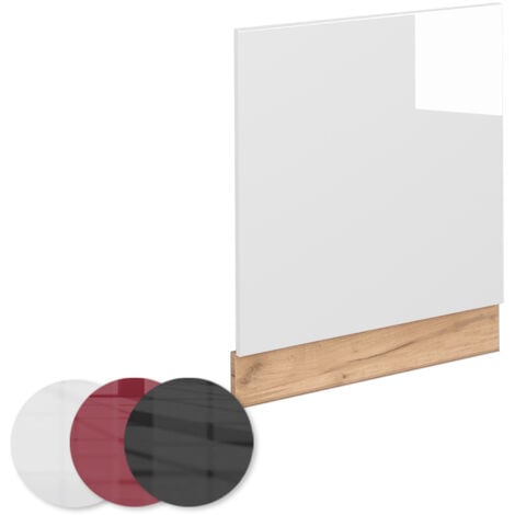 Façade Fame-Line, Blanc Haute brillance, 60 cm sans plan de travail, Vicco