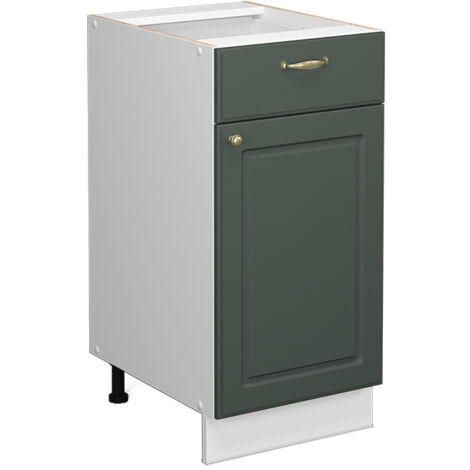 Meuble cuisine Fame-Line, Vert Or Campagne, 40 cm sans plan de travail, Vicco