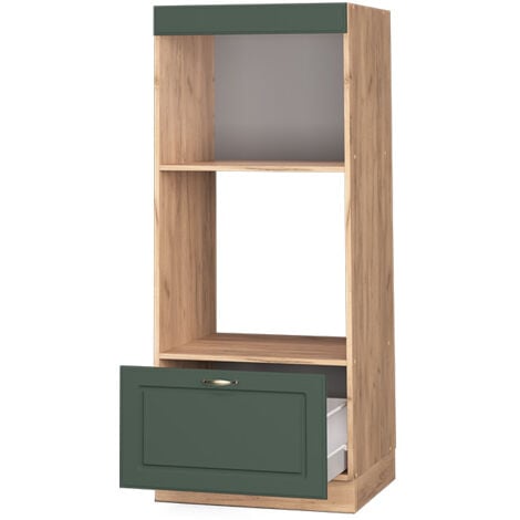 Armoire micro-ondes Fame-Line, Vert Or Campagne, 60 cm ouvert, Vicco