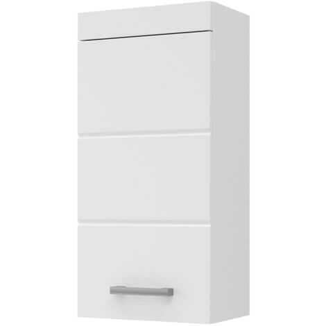 Armoire murale de salle de bain Luna, Blanc, 37 x 77 cm, Vicco
