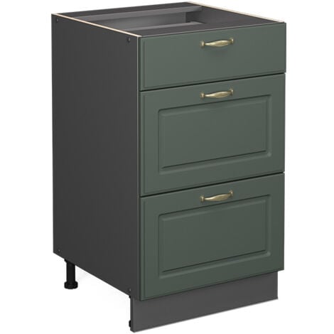 Meuble cuisine Fame-Line, Vert Or Campagne, 50 cm sans plan de travail, Vicco