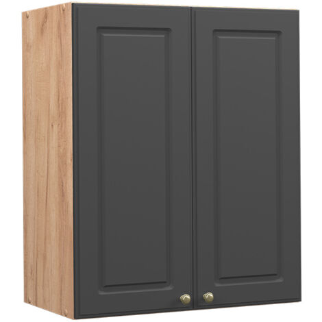 Elément haut de cuisine Fame-Line, Anthracite-or, 60 cm, Vicco