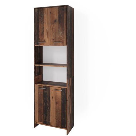 Meuble de rangement de salle de bain Maris, Chêne rustique, 56.1 x 190 cm, Vicco