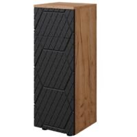 Armoire Midi Vicco Irma – Anthracite – 95x30x30 Cm – Salle De Bain – Meuble étagères