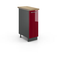 Acheter Vicco Cuisine d'angle "Fame-Line" rouge/brillant 230x290cm