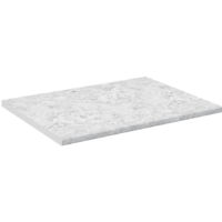 Plan de travail cuisine R-Line, Marbre blanc, 80 cm, Vicco