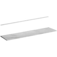 Plan de travail cuisine R-Line, Marbre blanc, 240 cm, Vicco