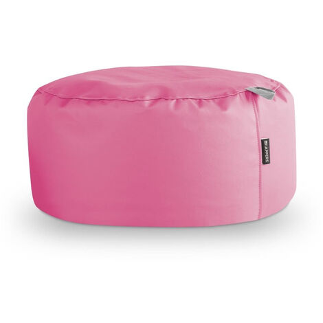 Pouf Rond Similicuir Outdoor Rose Rose
