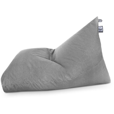 Pouf Pyramide Naylim Mate pour Extérieur Gris Clair XL Gris Clair