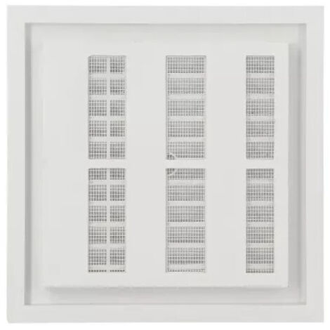 Lüftungsgitter 25x25cm Mit Moskitonetz - Für Küche & Bad
