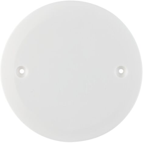Runde Platte zum Anschrauben Durchmesser 80mm für Abzweigdosen.