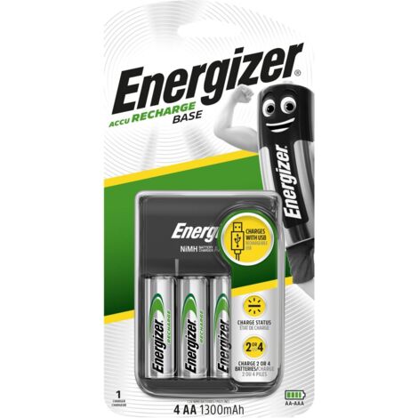 ENERGIZER USB-Ladegerät für 4 AA/AAA-Batterien + 4 AA-Batterien (1/4)