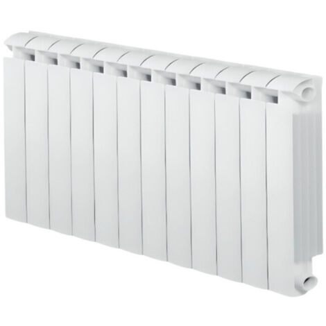 Zentralheizung Gussaluminium 12 Elemente weiß KLASS 600, 1584w