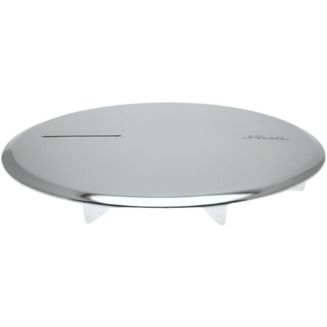 [411749] Capot métal Nicoll chromé brillant pour bonde receveur de douche