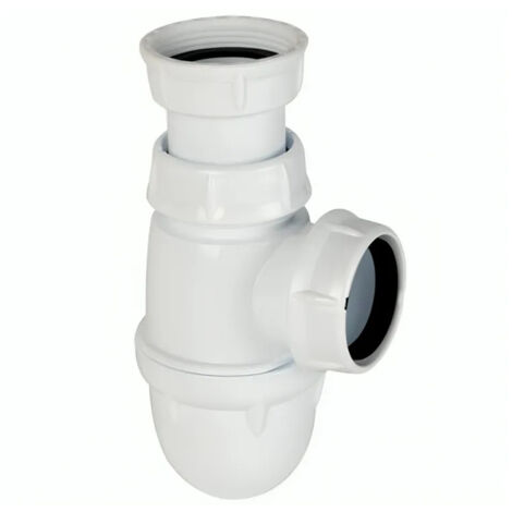 Verstellbarer PVC-Spülbecken-Siphon Ø40