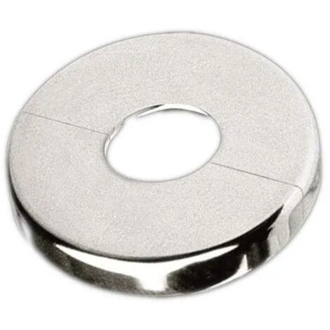 Verchromte Rosette für Rohrdurchmesser 12