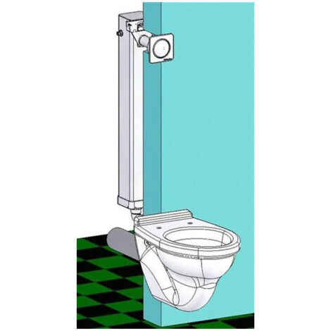 Verdeckter Tank "TUBCHASS" 6L mit versenktem Knopf