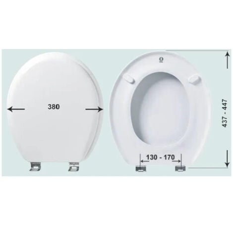 Klassischer WCSitz Tradition doppelt weiß