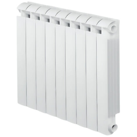 Alu-Gussheizkörper 1458W Zentralheizung 9 Elemente KLASS 800 weiß