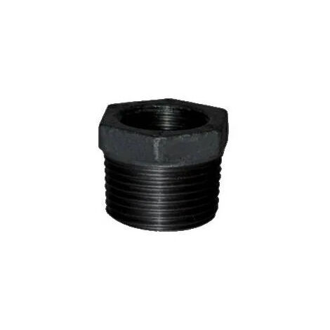 PAIR OF BLANKING PLUGS 1/2" BSP MALE BLACK IRON PIPE TUBE BLANK OFF GAS FITTINGS