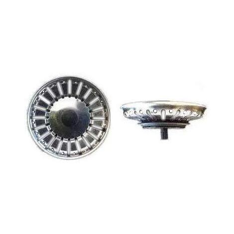Herausnehmbarer Korb aus Edelstahl Durchmesser 84mm mit PVC-Schrauben