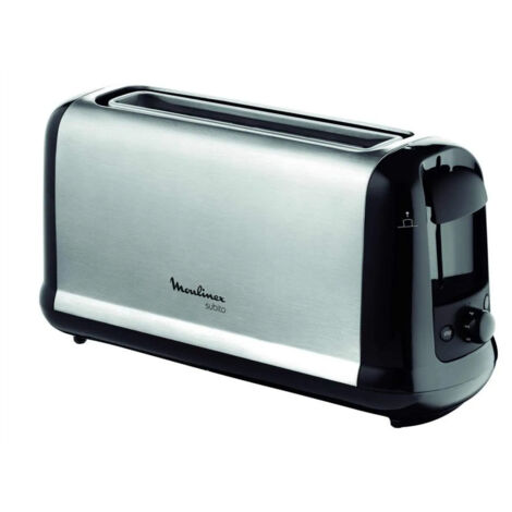 Moulinex Subito Toaster schwarz und gebürsteter Edelstahl