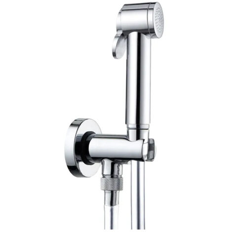 Pack douchette WC hygiénique encastré avec mitigeur NEW DAY, chromé