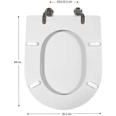 WC-Sitz Für Galaxy M2 (50 Cm) – Mit Edelstahl-Scharnieren, Softclose Optional
