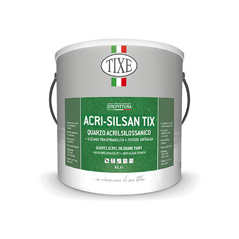 Pittura acrilsilossanica Tixe Acri-Silsan Tix bianca lt. 14