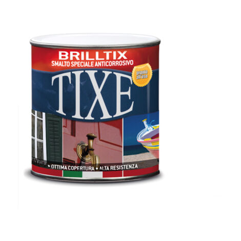 Smalto a solvente anticorrosivo Tixe Brilltix opaco bianco lt. 2,50