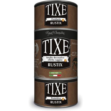 Smalto decorativo effetto ruggine 1 lt - Tixe Rustix Ferro Ossidato