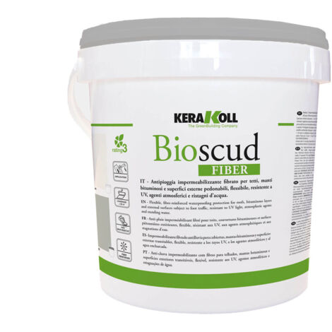 Impermeabilizzante Bioscud Fiber grigio Kg. 5
