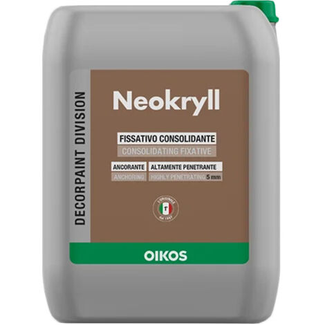 Fissativo acrilico Oikos Neokryll lt. 4