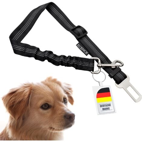 38-95cm Wuglo Hundegurt fürs Auto - Hunde Anschnallgurt mit elastischem Gurt  - Haltbarer & sicherer Auto Sicherheitsgurt Clip -  Universal-Hundeanschnaller (Grau) : : Haustier