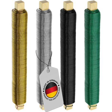 Bindedraht verzinkt Blumendraht Wickeldraht Floristendraht 35m Farbe 4 Farben (1/5)