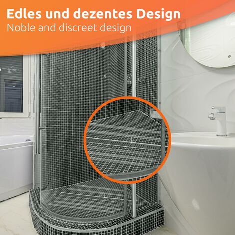 24x Transparent Anti-Rutsch Pads rund Badewanne Dusche Treppe selbstklebend